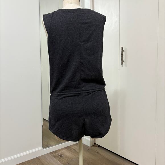 NWT Rosio USA Woman’s Gray Romper One-piece /Bathing Suit Cover up Small - Picture 3 of 6